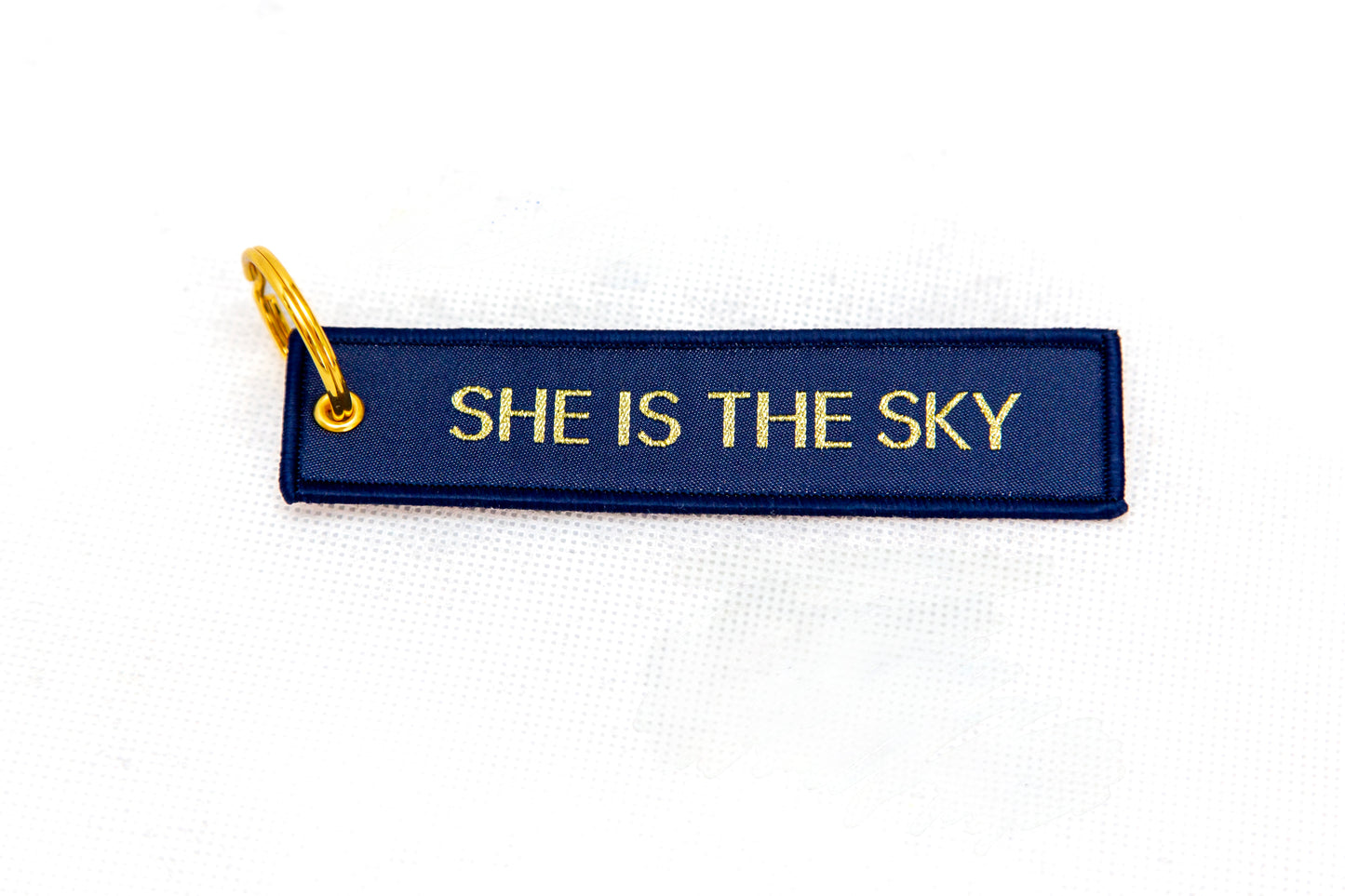 SHE IS THE SKY keychain