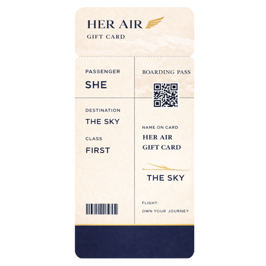 HER AIR gift card