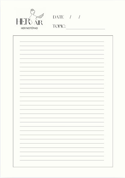 HER NOTEPAD