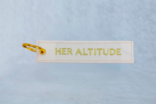 HER ALTITUDE keychain