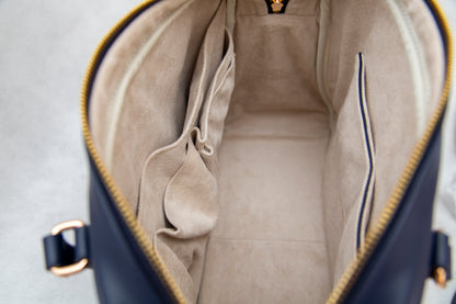 HER AIR midnight navy skyline bag